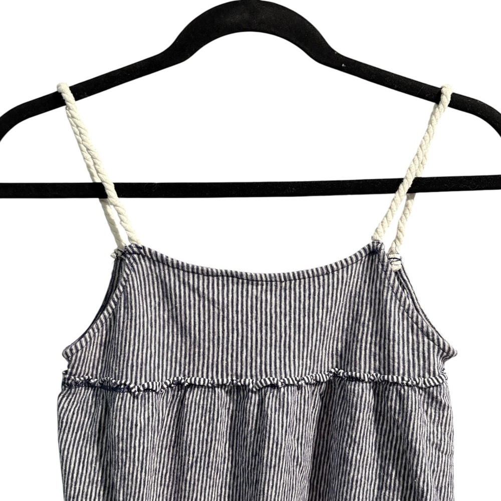 Zara Blue‎ & White Striped Lightweight Beach Maxi Dress- Size Small - Picture 2 of 5